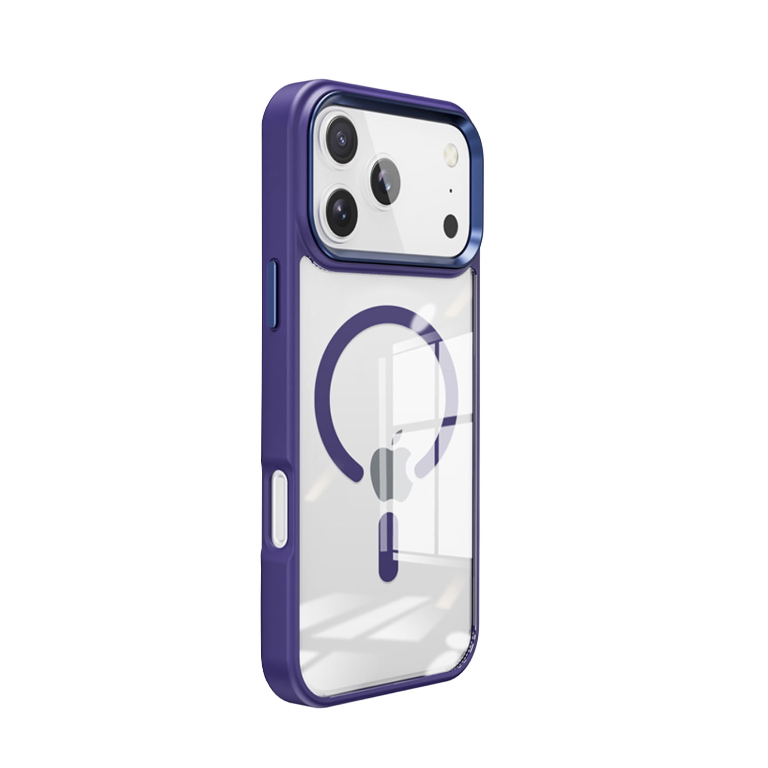 Lightweight Metal Case with Wireless Charging for iPhone 17 Pro Max - Purple