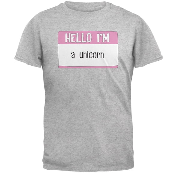 Halloween Hello I'm a Unicorn Mens T Shirt