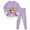 K409-Light Purple, variant on HCNTES Baby Boy Girl Clothes Toddler Fall Winter Outfits Crewneck Sweatshirt and Jogger Pants Set,Sizes 4-5 Years