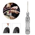 thumbnail image 4 of Bike Tire Puncture Kit, High Adhesion High Hardness Bicycle Tyre Repair Tool Integrated Storage Design Small Size  For Cycling Silver, 4 of 8