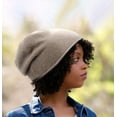 thumbnail image 2 of Xfvqtps Womens Beanie Knitted Fleece Solid Color Simplicity Cuffed Stretch Soft Warm Winter Fashion Versatile Slouchy Hat Khaki, 2 of 6