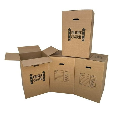 4 Kitchen Moving Boxes Double Wall 18x18x28" boxes,BOXBUNDKIT04