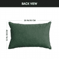 thumbnail image 6 of Sm:)e Green Pine Tree Velvet Christmas Throw Pillow Covers 12x20 Inch Set of 2, Gold Foil Print Luxury Decorative Cushion Covers for Sofa Home Decor, 6 of 8
