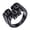 Black, variant on Men's Stainless Steel Vintage Gothic Punk Lucky Number 666 Biker Ring Cool Amulet Knight Party Band Black Size 7