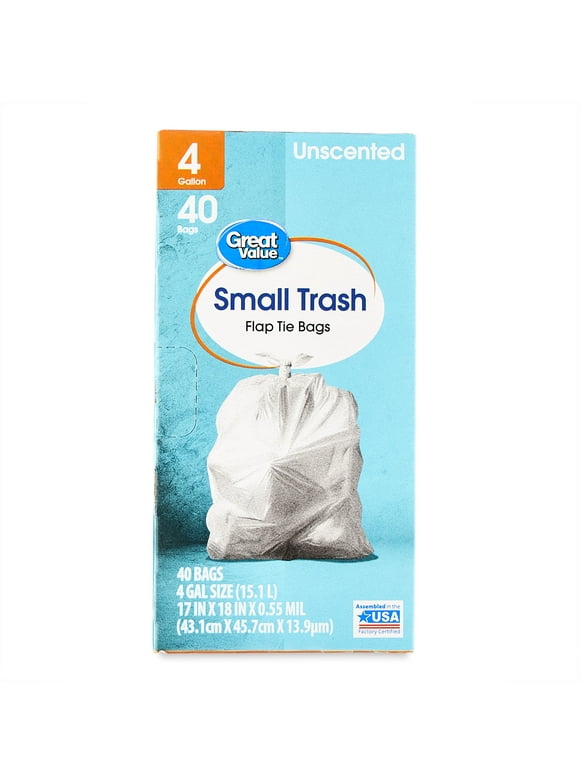 Small Trash Bags in Trash Bags