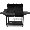thumbnail image 6 of Char-Broil Standard 1010 3-Burner Liquid Propane and Charcoal Combo Grill, 6 of 7