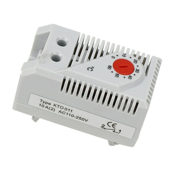 1Pc 0-60℃ Adjustable Compact Electric Mechanical Thermostat Temperature Controller Switch New