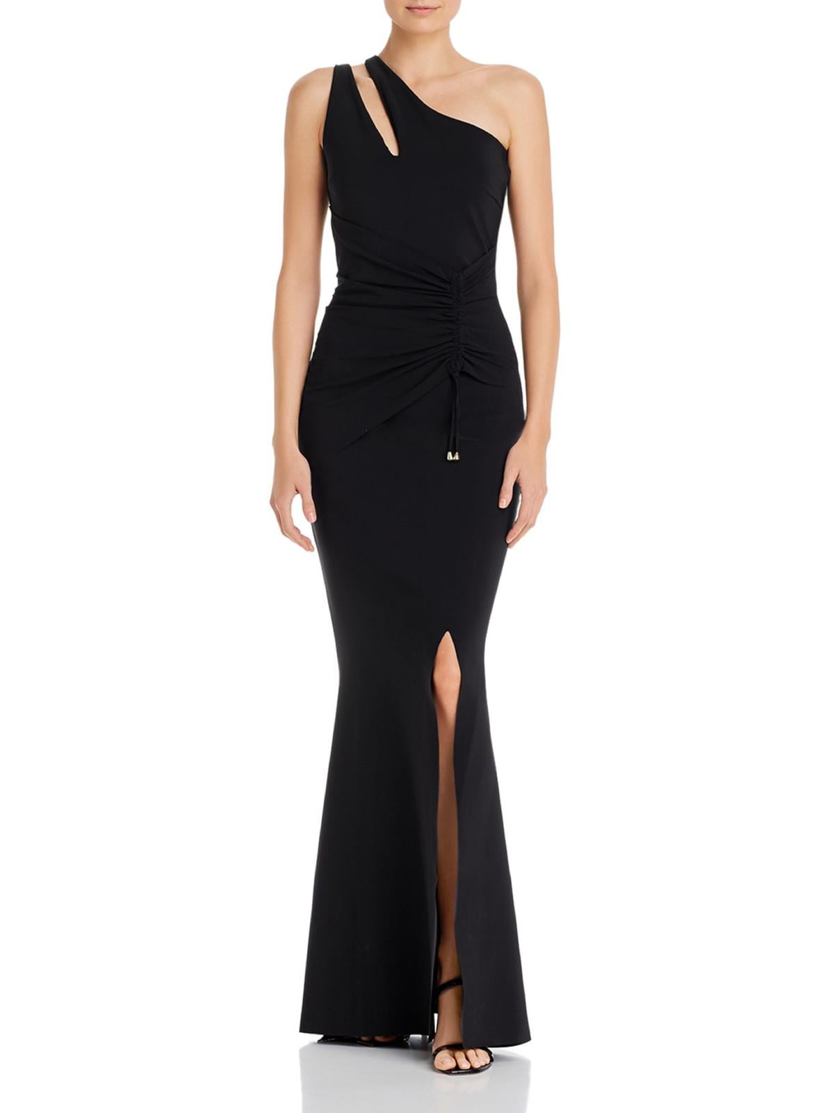 Chiara Boni Womens Costanza One Shoulder Maxi Evening Dress - Walmart.com