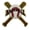 Bat 12.5cm, variant on Baseball Embroidered Iron on Patches Sew on Patches Embroidered Applique Iron on Patches For Clothing Jackets Backpacks