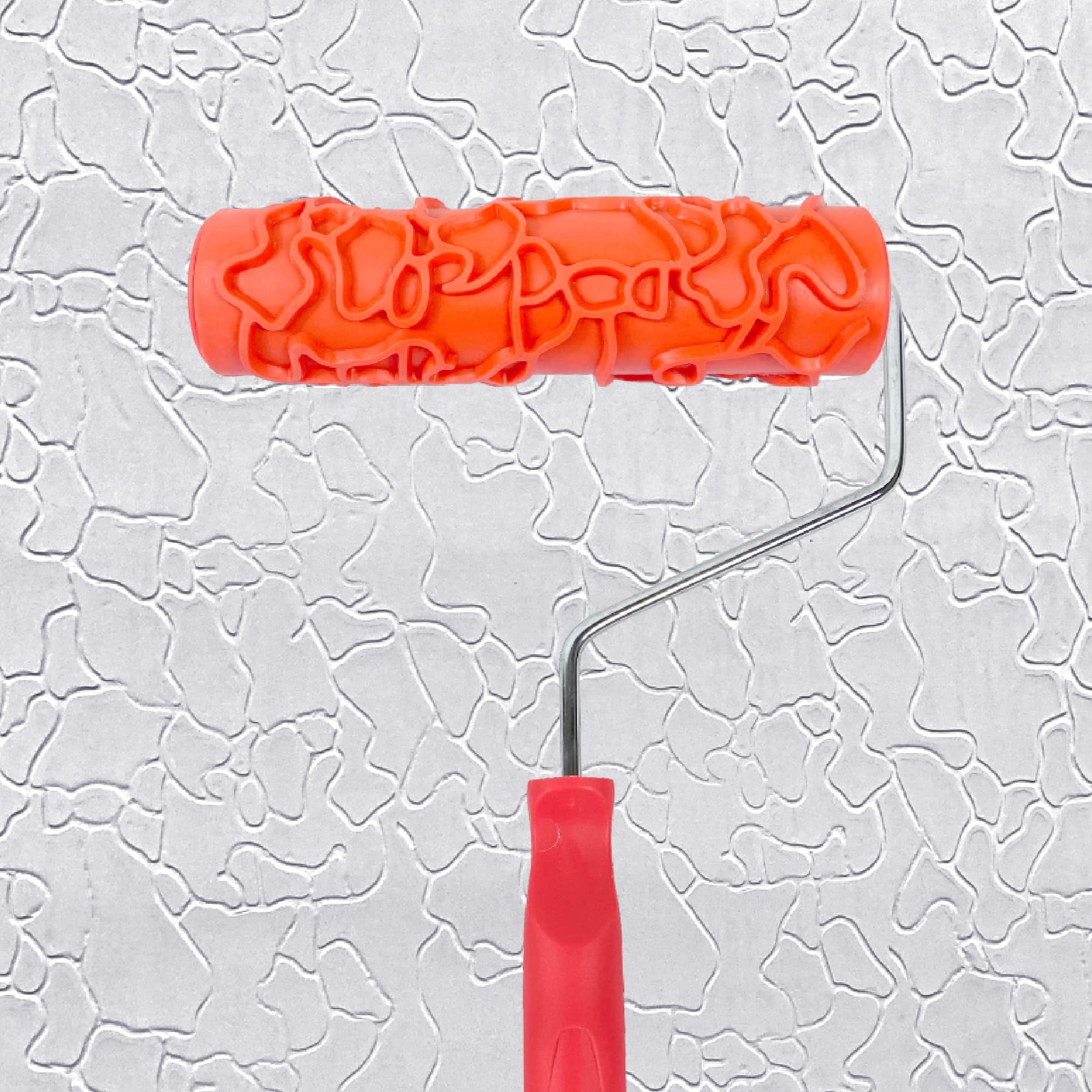 7'' Patterned Paint Roller for Wall Decoration Classic Brick Embossing