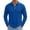 25#Blue, variant on Long Sleeve Polo Shirts for Men Solid Color Button Placket Golf Shirts Business Outdoor Tees