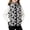 Black Cow, variant on Girls Quilted Vest Sunflower Leopard Print, 7-8Y, Sleeveless Jacket with Pockets, Full Zipper, Stand Collar, Warm Vest, Quilted Outwear Coat for 2-12 Y