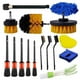 thumbnail image 5 of Kit de 17 cepillos para detalles de automóviles, toallas de cepillo de taladro, limpiador de limpieza de guantes, se la la adaptaciónción a las ventilaciones de, 5 of 8