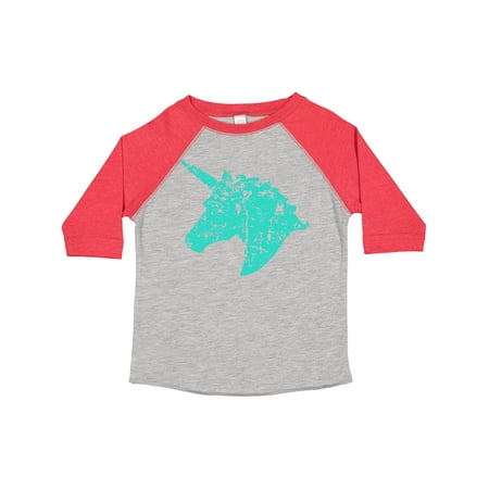 

Inktastic Distressed Teal Unicorn Gift Toddler Boy or Toddler Girl T-Shirt