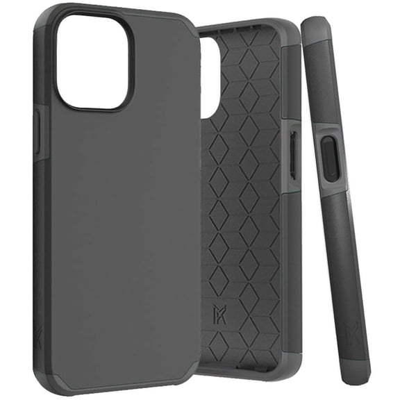 GSA Tough ShockProof Hybrid Case For iPhone 13 (6.1") - Black