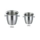 thumbnail image 5 of Cuerno De Acero Inoxidable Cubo De Champán Cubo De Hielo Engrosado Cubo De Hielo Barril De Vino De Uva Elegante Bar De Hotel Barril De Enfriamiento Ktv Barril De Vino Para Fiesta Boda Camping Minnieouse HA024951-02, 5 of 6