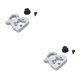 thumbnail image 3 of Soporte de montaje de motor de metal Tholdsy Suministros de piezas de control remoto Plata 2Conjunto, 3 of 6