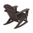 thumbnail image 6 of WestinTrends Malibu 2 Piece Outdoor Rocking Chair Set, All Weather Poly Lumber Porch Patio Adirondack Rocking Chair with Side Table, Dark Brown, 6 of 10