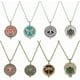 thumbnail image 1 of Juego de 8 colgantes difusores de aceites esenciales de aleación para aromaterapia, collar con difusor de perfume de mezcla a granel para mujer, accesorios de joyería., 1 of 5