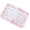 Strawberry Star, variant on Light Weight Clear Receipt Case Water Resistant File Organiser 16X12cm Small Document Bag For School Supplies