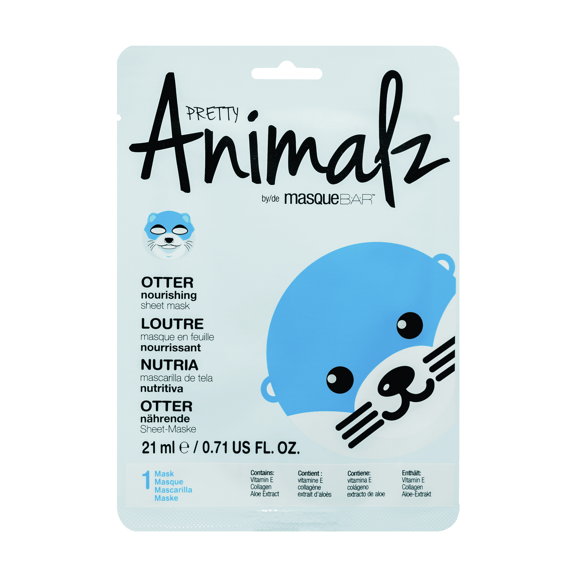 Masque Bar Pretty Animalz Otter Nourishing Sheet Mask