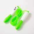 thumbnail image 2 of Reayehane Adult And Children Jump Rope Adjustable Count Student Fitness Skipping Rope (Green ), 2 of 2