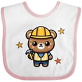thumbnail image 3 of Inktastic Future Construction Worker Boys Bear Boys Baby Bib, 3 of 4