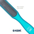 thumbnail image 5 of Kent AHGLO01 Airhedz Glo Half Round Narrow Detangling Hair Brush - 9 Row Ionic Anti Static Non Scratch Long Nylon Bristle Great for Detangling and Smoothing Medium to Long Length Hair, 5 of 18