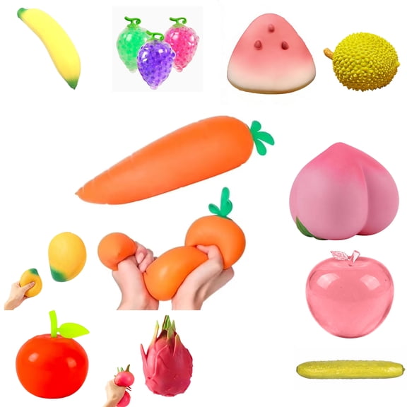 Carrot Squishies Toys – Soft Reliable Stress Relief Ball Tool for Adults K*ids, Perfect for Work Home Party Classroom & Easter Holiday Decorations, Easter Gift for B*oys G*irls
