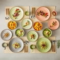thumbnail image 6 of Vancasso 16-Piece Dinnerware Sets, Stoneware Dinner Set for 4, Multicolour, 6 of 8