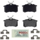 thumbnail image 1 of Juego de pastillas de freno de disco Bosch BE340H azules semimetálicas traseras, 1 of 2