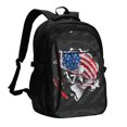 thumbnail image 1 of Bingfone Largemouth Bass Fish in USA for USB Backpack, Multi-compartment Multi-pocket Computer Backpack, Suitable for Travel, Business, Leisure, Unisex, 1 of 7