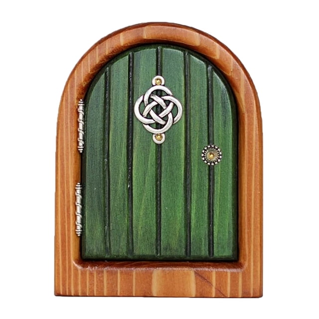 asddcavvf Miniature Doors For Trees Outdoor Miniature Door For Tree Decoration Garden Accessories