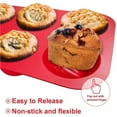 thumbnail image 4 of 6 Cavity Silicone Cupcake Baking Pans Muffin Pans Non Stick Baking Cups Home DIY Baking Tool, 4 of 5