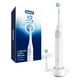 thumbnail image 1 of Oral-B iO Series 2 Kit básico de cepillo de dientes eléctrico recargable, blanco puro con 2 cabezales - Sensor de presión automático para proteger las encías - 3 modos - Temporizador de 2 minutos, 1 of 5