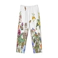 thumbnail image 4 of Balery Men'S Herbs And Wildflowers Pants,Sleepwear Pants,Pajama Pants,Pj Bottoms Drawstring And Pockets-Medium, 4 of 9