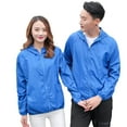thumbnail image 3 of FLMEI Women's Men Sun Protection Jacket Summer Upf50+UV Rashguard Hooded Sun Shirt Loose Sunsuits Tops for Unisex M- 4XL, 3 of 10