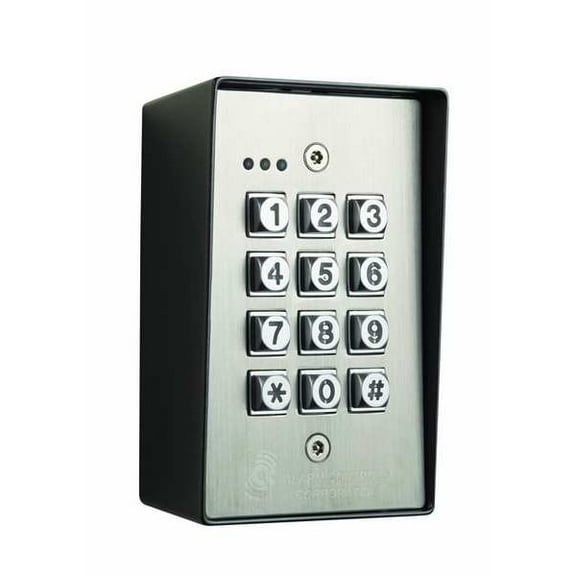 Alarm Controls Access Control Keypad,4-7/8in H,SS KP-400