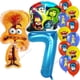 thumbnail image 3 of Ramo de globos Disney Inside Out de 32 pulgadas, color azul y rojo, suministros para fiestas de primer y segundo cumpleaños, globos de látex para niñas y niños, decoración del hogar, 3 of 5