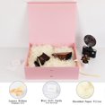 thumbnail image 2 of 3 Pack 19x16x6 Inch Extra Large Magnetic Gift Box with Lids for Presents Pink Large Gift Box with Ribbon Foldable Gift Boxes with Shredded Paper Jumbo Box for Bridesmaid Proposal, 2 of 11