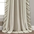 thumbnail image 3 of Lush Decor Reyna - Juego de Paneles de Cortina de Ventana con Volantes, par, 54 Pulgadas de Ancho x 95 Pulgadas de Largo, Juego de Cortinas fluidas, Cortinas románticas con Volantes para recámara,, 3 of 13