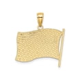 thumbnail image 2 of 10K Yellow Gold American Flag Charm Pendant (NO CHAIN), 2 of 6