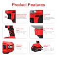 thumbnail image 4 of Household 2in1 21V Electric Drill Electric Wrench Set Rotation Ways Adjustment High Torque Power Tool Practical Installation Device, 4 of 7