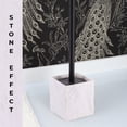 thumbnail image 5 of Evideco French Home Goods Stone White Toilet Brush & Holder Set with Toilet Brush, White, 5 of 7