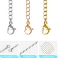 thumbnail image 5 of Necklace Extender, 15 PCS Chain Extenders for Necklaces, Premium Stainless Steel Jewelry Bracelet Anklet Necklace Extenders (5 Gold, 5 Silver, 5 Rose Gold), Length: 2" 3" 4" 5" 6", 5 of 5