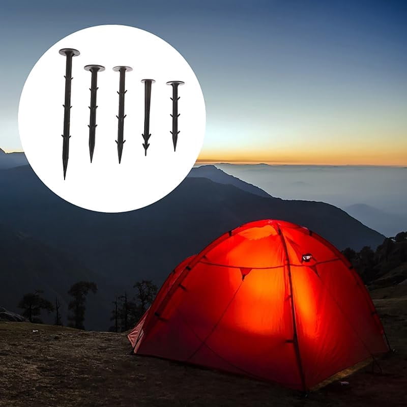 Gamvdout Trampoline Accessories trampoline parts 10Pcs Outdoor Camping Tent Pegs Ground Nails Screw Anchor Stakes Pegs Hiking Tent Stakes Garden Ground Nail Pins Accessories