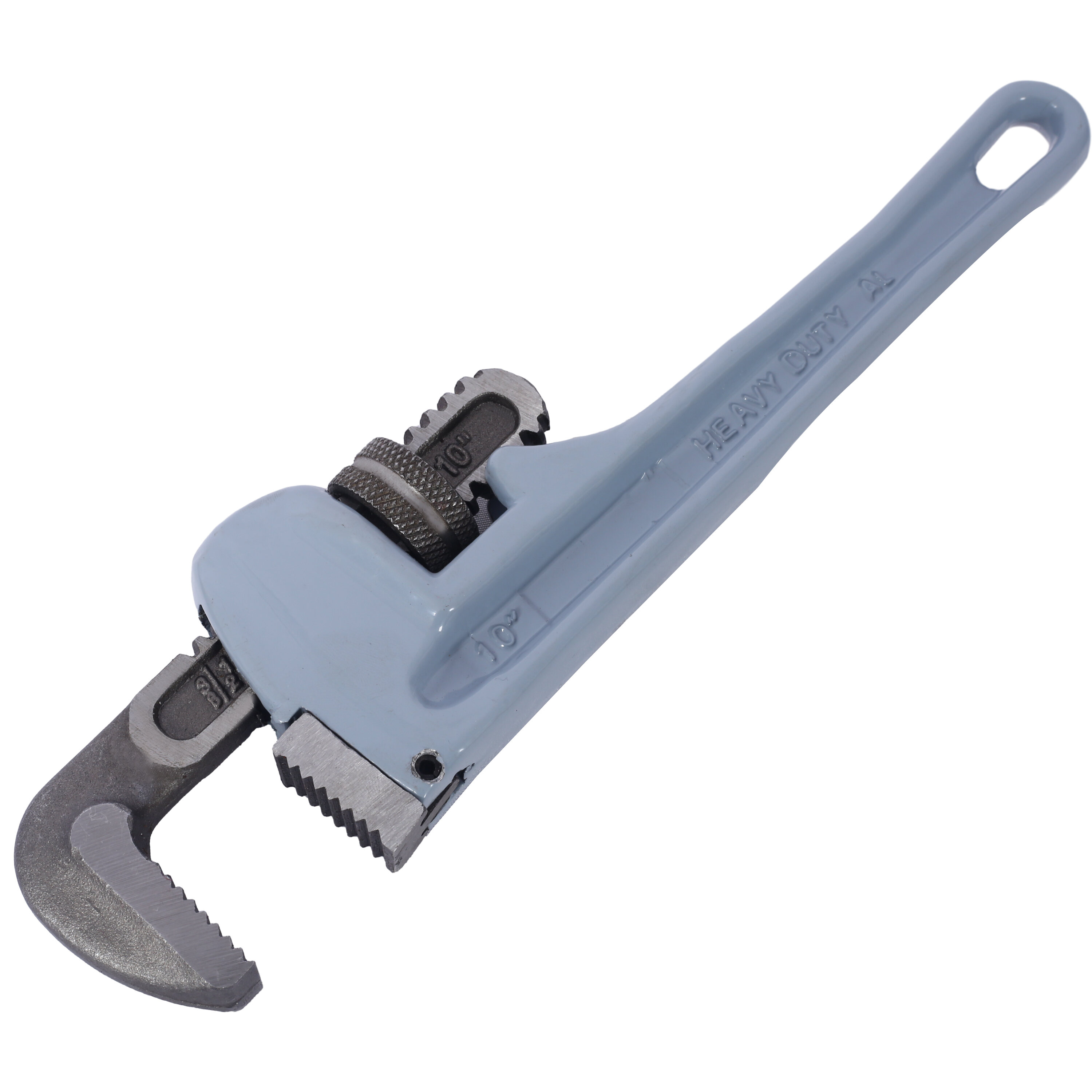 4-Piece Aluminum Pipe Wrench Set (10"/14"/18"/24"), Lightweight Alloy Construction, Adjustable Jaw Plumbing Tools