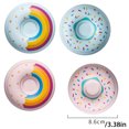 thumbnail image 2 of Injueey Calentador de manos de donut de 2000mAh, calentador de bolsillo de autocalentamiento rápido, temperatura constante, para exteriores, USB, Suministros térmicos arcoiris rosa Injueey HA071726-03, 2 of 6