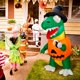thumbnail image 1 of Decoraciones Inflables de Halloween Fiudx Dinosaurios 71 Pulgadas Sombrero de Bruja Con Luz LED, 1 of 7