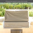 thumbnail image 2 of Covered Living Built-In BBQ Outdoor Gas Grill Cover 45"L x 30"D x 16"H Taupe, 2 of 8